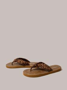 Styleloop Women's Bohemian Style Western Music Festival Flip Flops, Suitable For Party, Beach, Vacation