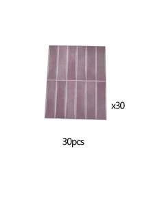 1/10/30pcs Pink Brick Pattern Imitation Tile Self-Adhesive Wall Stickers, Peel And Stick Wall Tile. - Pink - View 9