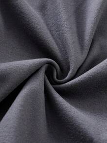 2 piezas Ropa interior térmica de manga larga gris para niño pequeño, de tela de felpa suave, diseño simple y cómodo para capas de invierno, diseño minimalista para combinar fácilmente, elástico y lavable a máquina