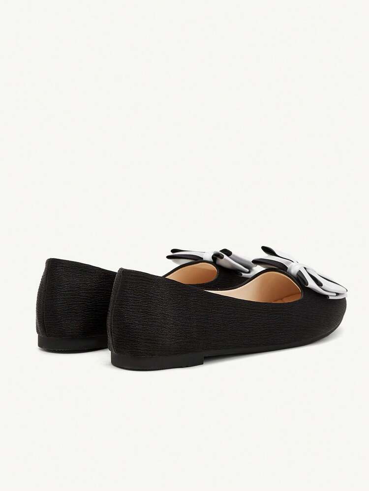 CUCCOO CHICEST Women Elegant Commuter Flats With Bow Decor