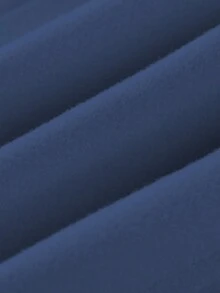 GlowEve 女士纯色金属纽扣设计长袖优雅外套 - 藍色 - 查看 4