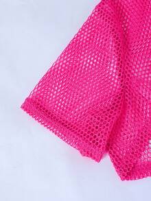 SHEIN ChillGRL Tween Girl 3pcs Spring Break Outfit Set, Solid Color Crop Top, Rabbit Print Camisole Top, And Letter Rabbit Graphic Print Denim Effect Pants, Festival Outfit Summer Holiday