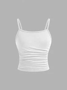 SHEIN 3 pièces/set Débardeur tout-aller pour jeunes filles, tenue polyvalente décontractée et pour le quotidien - Multicolore - Voir 11