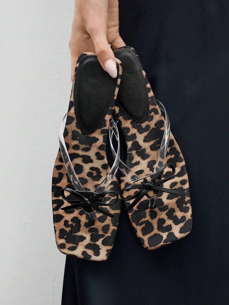 CUCCOO BIZCHIC Women's Round Toe Silver Fashion High Heel Casual Beach Flip Flops