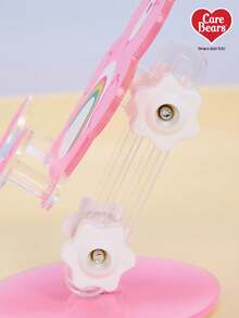 Care Bear X Joivida 1 Giá đỡ điện thoại bằng acrylic hình gấu hoạt hình, giá đỡ để bàn có thể điều chỉnh với họa tiết cầu vồng, phổ biến cho điện thoại thông minh/máy tính bảng, phụ kiện để bàn dễ thương cho gia đình/văn phòng - Hồng - Xem 5