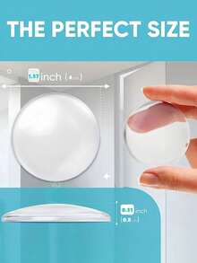 1/2/4/6/8/10/20PCs Transparent Door Bumper Protector For Cabinet Refrigerator Toilet Seat Impact Protection Prevent Dents Scratches Noise Reduction Wall Guard