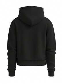 Tommy Hilfiger Women's Full Zip Hoodie Black - màu đen - Xem 6