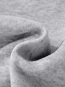 SHEIN Mirajuku 休闲宽松图案印花口袋设计运动裤，适合青少年男孩，适合日常休闲、通勤和运动穿着