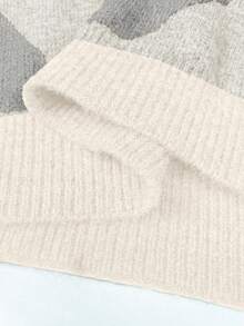 EMERY ROSE 秋冬新品 几何条纹套头衫 - 彩色 - 查看 7