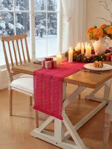 Boho Table Runner Macrame Table Runners For Home Decor ,Multiple Colours Macrame Table Runner With Tassels For Boho Dining Bedroom Decor Rustic Bridal Shower,Farmhouse Rustic Table Runner,Place Mat,Thanksgiving Christmas Home Decor (Multiple Sizes Available) - Burgundy - View 6