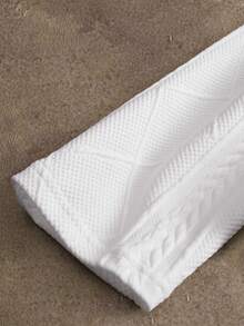 NEON BLANC Men's Letter Graphic Loose Fit Crew Neck Knit Casual Long Sleeve T-Shirt - White - View 6