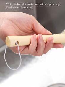 Cirelle 1 件/2 件木柄奶瓶清洁刷，尼龙刷毛长柄杯刷，适用于厨房和餐厅 - 米色 - 查看 4