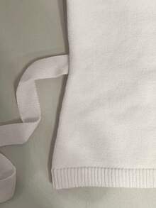 SHEIN Unity Women's Casual Loose Tie Front Cardigan, Versatile Fall Winter Cloth For Women