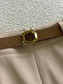 Elenzga A Large-Sized, Elegant And Commuting Autumn Two Pieces Set - Multicolor - View 4