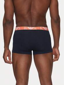 Emporio Armani 3 Pack Men's Boxers - Dark blue - View 2
