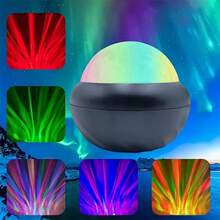 1个北极星灯 - 浪漫卧室灯，为节日、露营和派对增添光彩 - 适合各种场合的完美礼物。极光和波浪二合一投影仪 - 彩色 - 查看 10