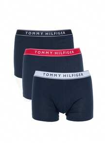 Tommy Hilfiger 3 Pack Men's Aro Pants - Th Wht/ Med Red/ Dsrt Sky - View 1