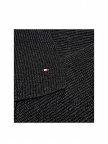 Tommy Hilfiger Cashmere Men's Scarf Charcoal - Charcoal grey - View 3
