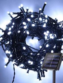 LED Solar String Lights Outdoor Light Strings Waterproof Solar Powered String Light With 8 Lighting Modes For Garden Patio Yard Fence Christmas Tree Decoration With Fairy Lights Ambience For Outside Tree, Courtyard, Wedding, Gazebo, Party, Home, Lawn, Camping And Holiday Decor Garden Lights Christmas Decoration - Multicolor - View 7