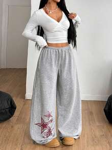 Coolane Sommer Sport Lässig Logo Muster Loose Fit Jogginghose