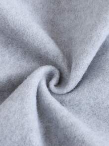 ChillGRL 1 件 Tween Girl 宽松灰色保暖内衬阔腿休闲运动裤，秋冬款