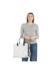 Borsetta Iconic Women's Metal Tote Bag Silver - Metallic Silver - View 3