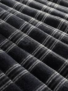 Tween Girls' High Waist Plaid Pleated A-Line Skirt, Minimalist Design, Casual Daily & Outing Wear, Suitable For Spring/Summer - Multicolor - View 6