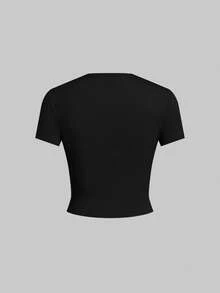 SHEIN EZwear 5件/套 女士基础款纯色无袖修身T恤 - 彩色 - 查看 5