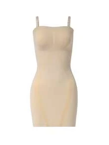 SHEIN 1件装女士无缝束腰连体塑身衣