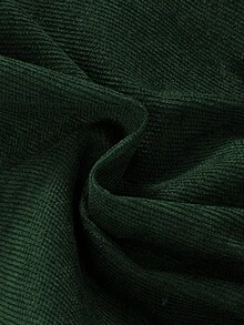 SHEIN 女婴休闲刺绣连衣裙，春秋季款，优雅森系风格 - 綠色 - 查看 6