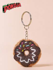 Cute Felt Keychain Set, Adorable Animal Bag Charms Car Accessories Decor For Women Girls - Multicolor - View 4