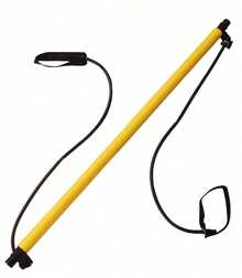 男女通用多功能健身普拉提杆，可塑形、锻炼臀部和腿部肌肉，配有阻力带，可用于运动训练。 - 彩色 - 查看 15