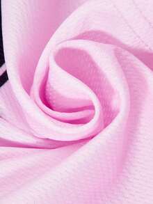 SHEIN ChillGRL Teen Girls' Digital Graphic Print V-Neck Short Sleeve Top T-Shirt And Solid Color Pocket Utility Pants 2-Piece Outfit, Spring/Summer Summer Holiday - Pink - View 7