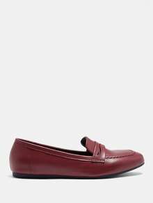 CUCCOO CURVES Women's Casual Versatile Commuting Minimalist Wide Fit Flats For Christmas - Burgundy - View 10