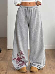 Coolane Sommer Sport Lässig Logo Muster Loose Fit Jogginghose