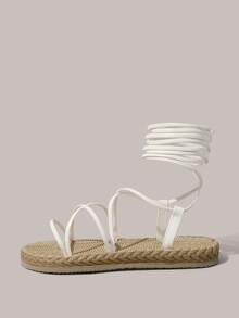 Styleloop Women's Flat Sandals, Bohemian Style Western Music Festival Party Beach Holiday Wear