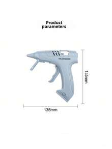 一款非常方便的免插电式热熔胶枪，USB充电无线胶枪，配有10根胶棒，适用于DIY手工、艺术创作和家居维修工具。