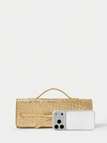 SHECARRY Women Solid Color Simple Tote Bag, Casual Daily Use Handbag,New Years