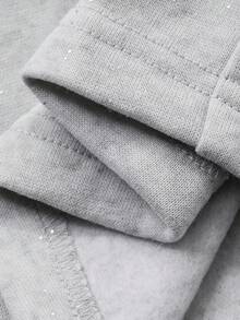 DAZY 女士亮片卫衣两件套，秋冬休闲套装