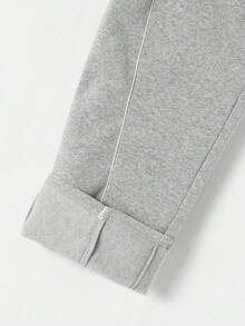 SHEIN ChillGRL 青少年女孩休闲宽松直筒运动裤，美式街头风百搭，适合外出、上学、街拍，适合秋冬