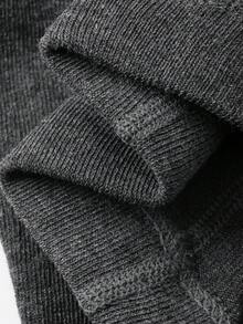 DAZY Sheer Black Pantyhose, Leg Slimming Tights - Grey - View 3