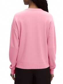 Tommy Hilfiger Badge Boxy Women's Sweatshirt Pink - 粉色 - 查看 3