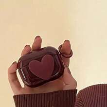 1个创意心形保护套，适用于2/3/4/Pro/Pro2/Pro3蓝牙耳机，理想的礼物