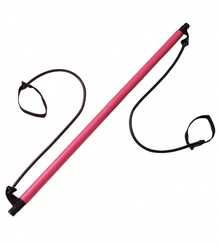 男女通用多功能健身普拉提杆，可塑形、锻炼臀部和腿部肌肉，配有阻力带，可用于运动训练。 - 彩色 - 查看 18