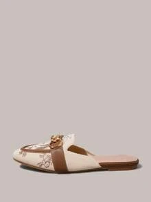 Styleloop Zapatos planos para mujer, atuendo de estilo bohemio para festival de música country y fiesta - Marrón - Ver 2