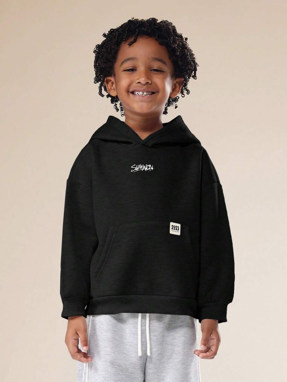 Hooded Sweatshirt With Eye Print