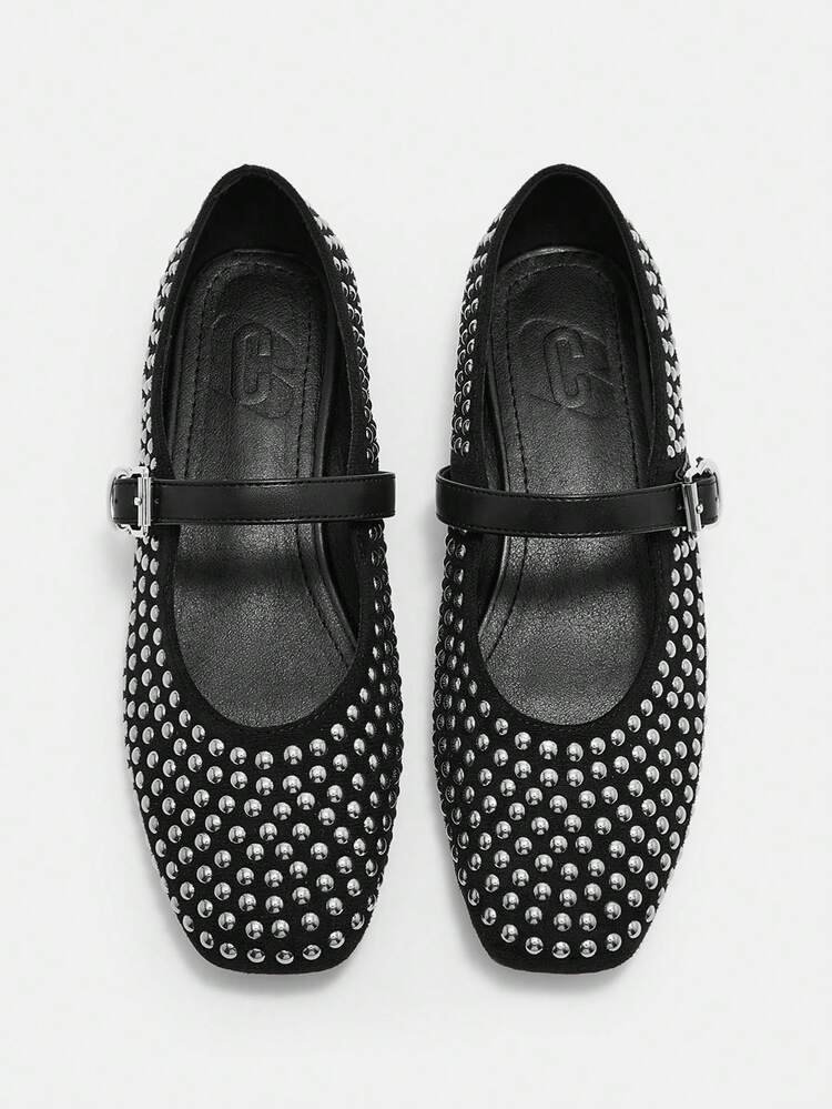 CUCCOO CURVES 快適なカジュアルミニマリストバックルウィメンズワイドフィットフラットシューズ