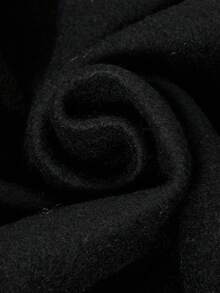 SHEIN ChillGRL 青少年女孩连帽拉链运动衫和高腰保暖衬里裤连体衣 - 黑色 - 查看 7