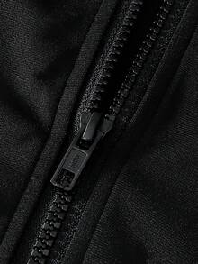 SHEIN Vacaura 2pcs Teenage Boy's Casual Color Block Hoodie Jacket And Pants Set, Spring Autumn, School, Campus, College Chic Outfits For Autumn/Winter