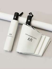 1 chiếc ô tự động - Đóng/Mở bằng một nút bấm, Chống thấm nước cao, Chống tia UV UPF50+ (Lớp phủ màu đen). Tán dù bằng vải Polyester 190T, Khung sắt 8 thanh, Phong cách tối giản. Gấp ngược, Tiện lợi khi đi du lịch, Thích hợp cho ngày nắng/mưa, Sử dụng ngoài trời, Đám cưới & Làm quà tặng. Sử dụng một lần/hai lần (Màu sắc/Họa tiết tay áo ngẫu nhiên). Không dùng cho thời tiết giông bão. - Nhiều màu - Xem 12
